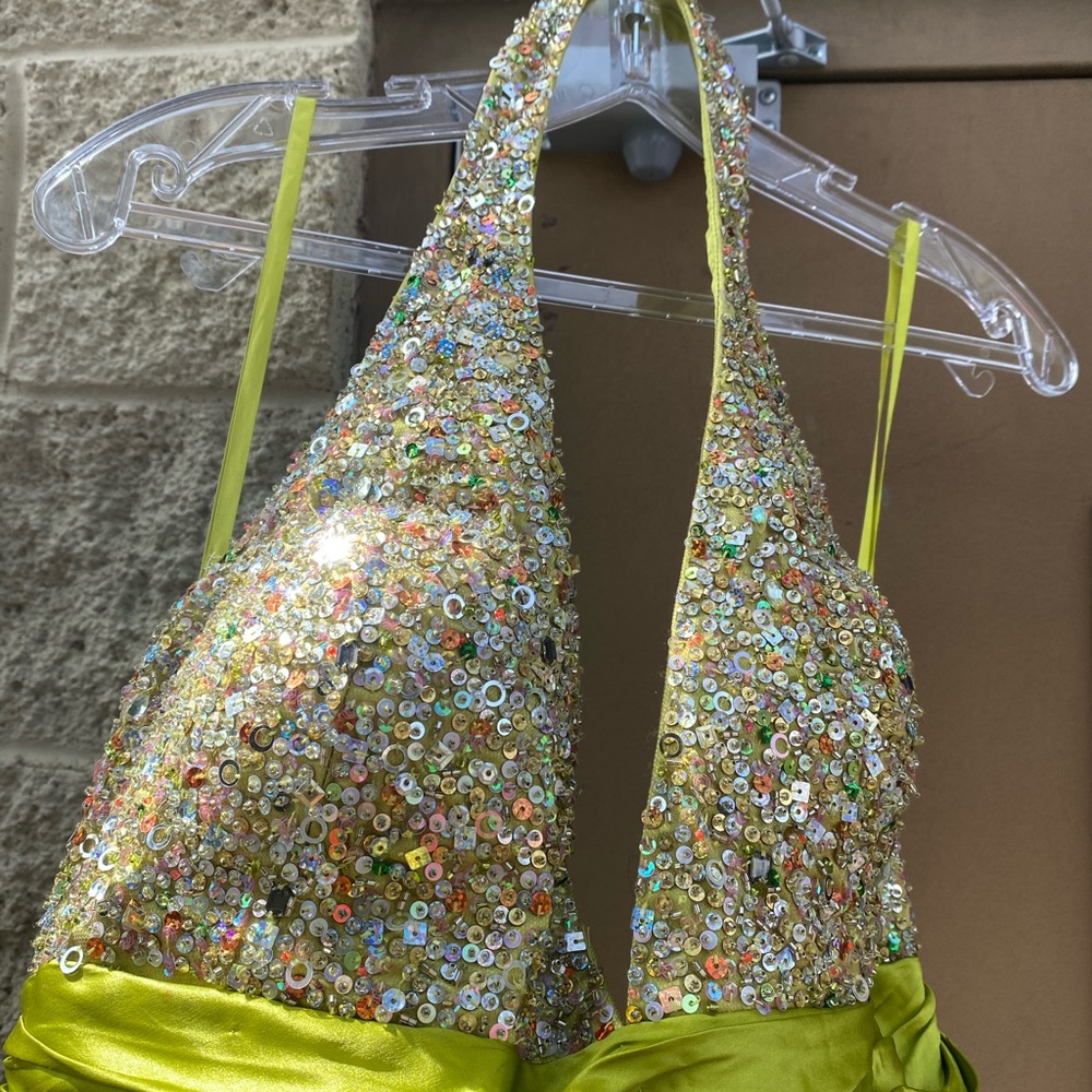 Nina Austin NWT Multicolor Long Gown Studded XL